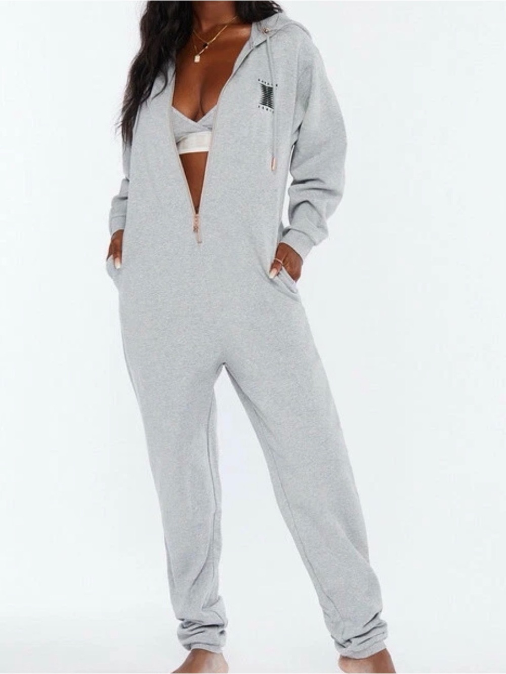 Savage X Fenty Forever Savage Showgirl Fleece One-piece Women’s Size XL